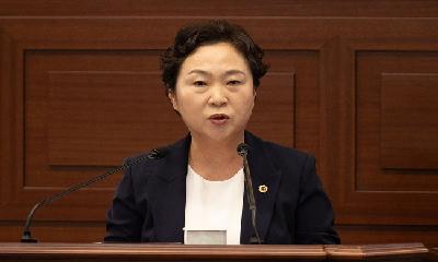 김상희 도의원, 첫 도정질문...“봉화가 겪는 지역소멸 위기, 경북의 미래” 