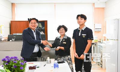 영주사랑네트워크,  풍기중 축구부의 꿈을 응원하다